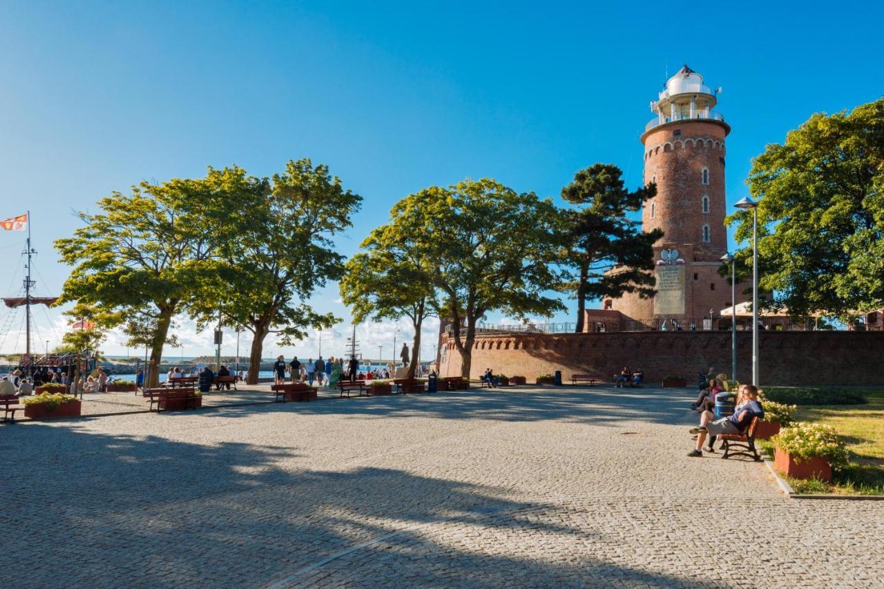 Apartament Amber Comfort Z Prywatnym Miejscem Parkingowym Kołobrzeg Eksteriør billede